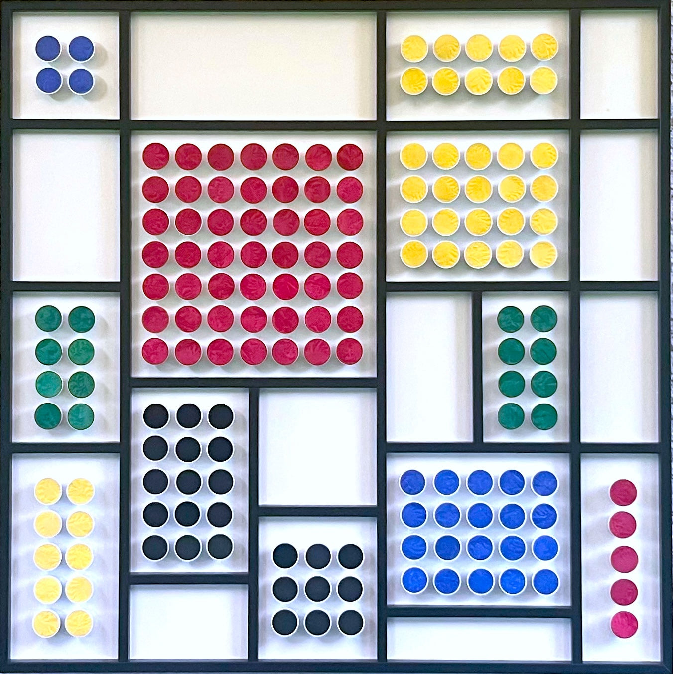 Rasta-Mondrian auf Wolke 7